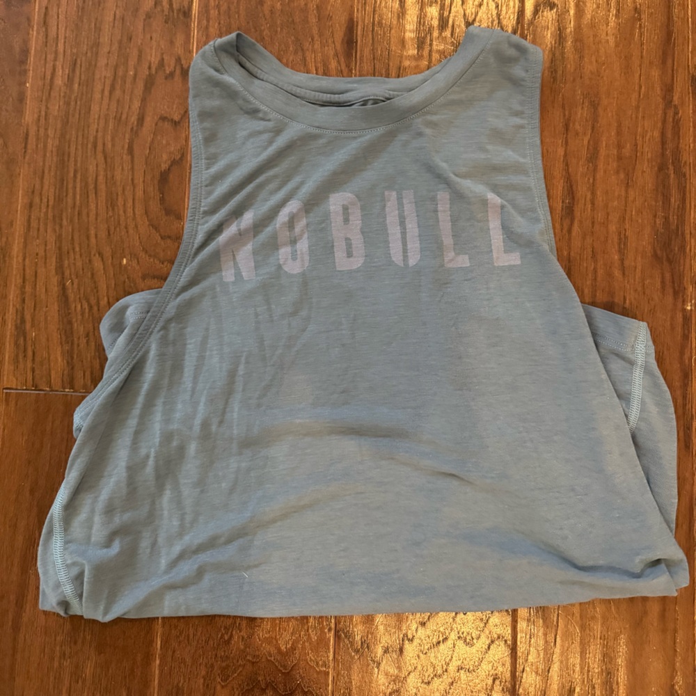 NOBULL Sky Blue Tank with White Logo